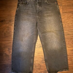 We The Free Washed Black Relaxed Jeans